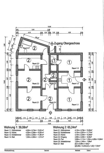 Grundriss - MFH (EG)