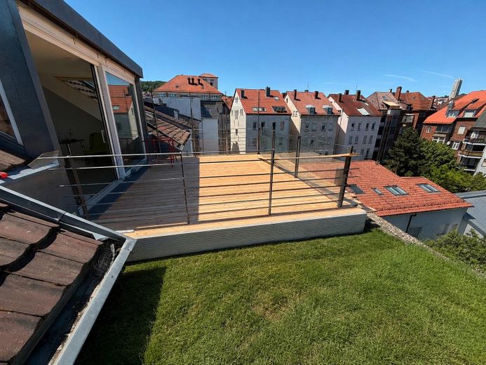 Terrasse in den Innenhof
