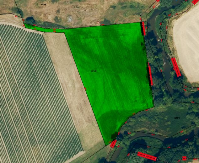 Bemaßung Grundstück