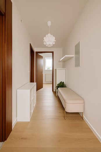 1,5-kamerappartement in penthousestijl met gezellig balkon – Flur