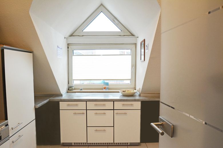 Küche – Zugang mit Glastür