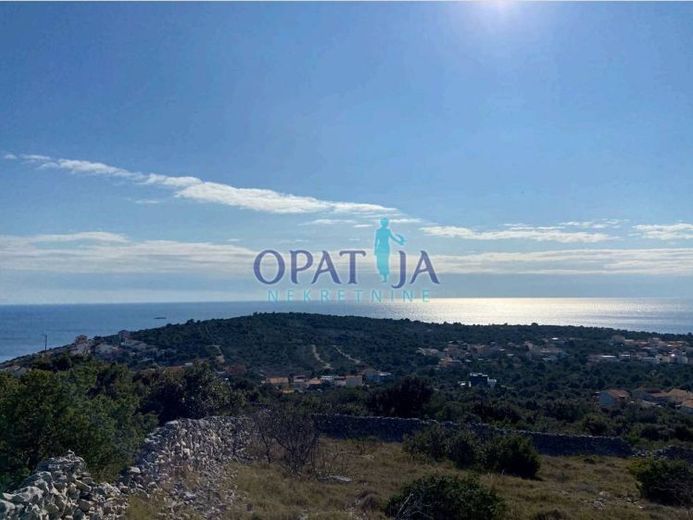 Kanica, Bauland mit unverbaubarem Panorama Meerblick – Foto 1