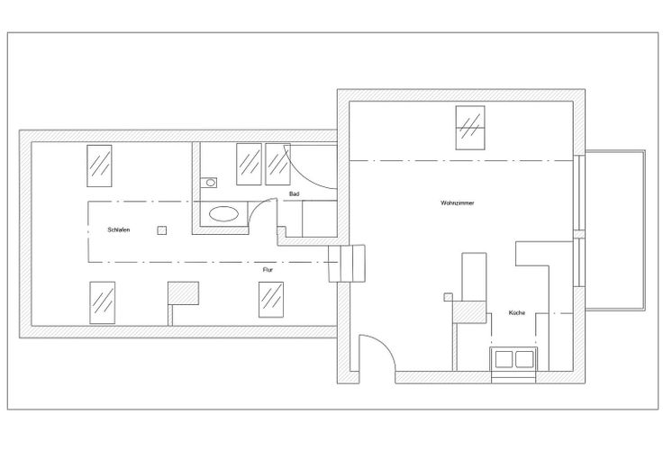 Grundriss DG-Wohnung