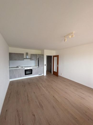Rendimento del 6% - Appartamento di proprietà con 1 camera, ristrutturato e libero da persone, con posto auto - Senza commissioni! – Wohnzimmer
