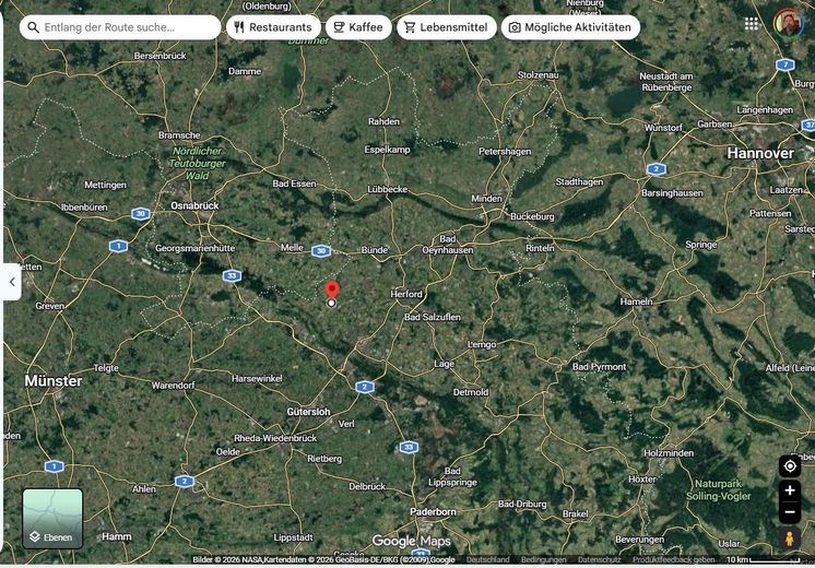 Magazzino + capannone di produzione + edificio adibito a uffici + edificio accessorio + area libera + edificio plurifamiliare + inventario – Lage mitten in OWL google