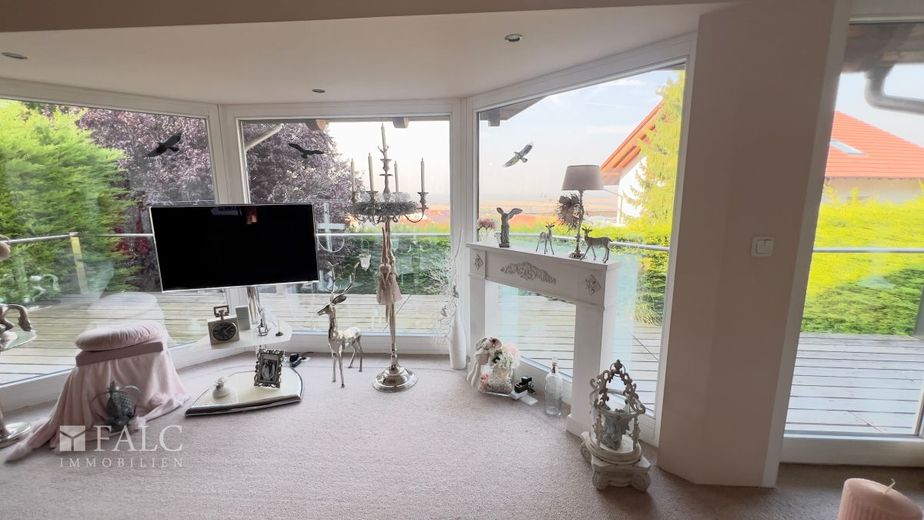 Panoramafenster -Spiegelverglasung