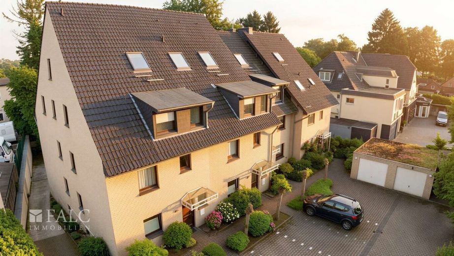 Charmante 4-Zimmer-Maisonettewohnung mit viel Platz für die ganze Familie – Vogelperspektive