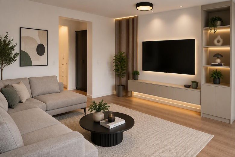 Wassernähe: Helle 4-Zimmer-Wohnung mit Loggia & Tiefgarage in Berlin-Friedrichshagen – Wohnzimmer_Vorschlag