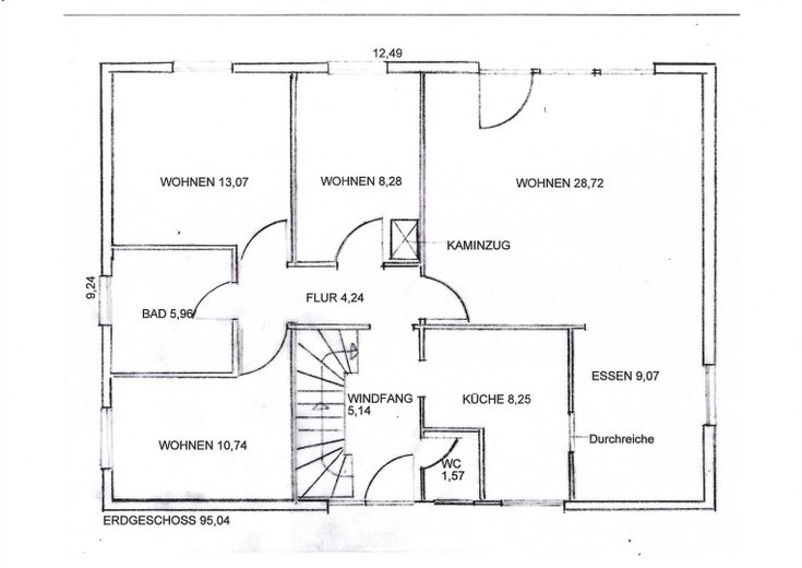 Grundriss Erdgeschoss