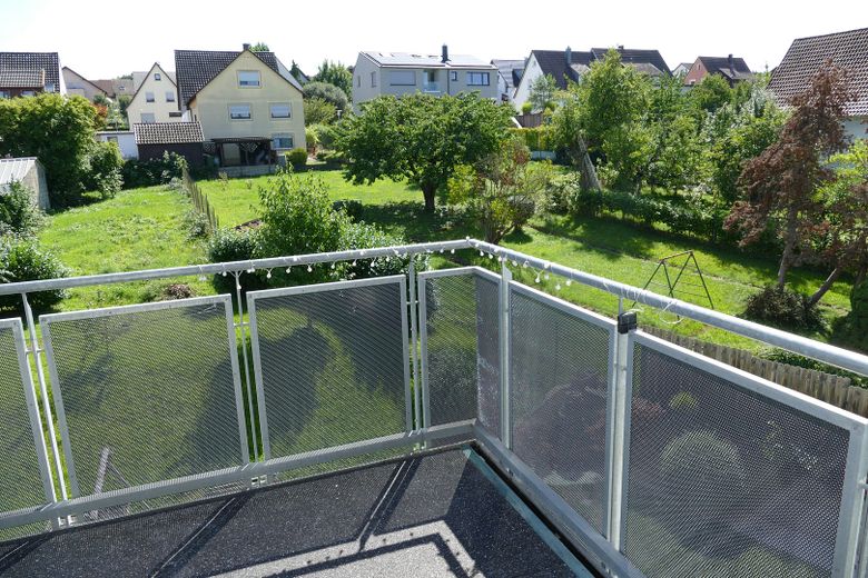 Balkon - Blick ins Grüne 