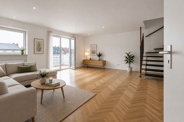 Modernisierte Maisonettewohnung mit Terrasse und Stellplatz
