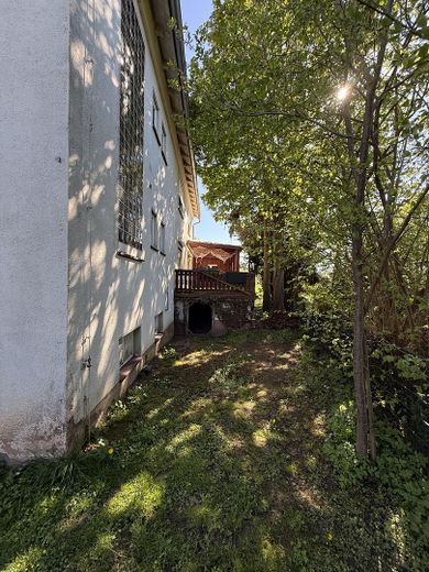 Blick auf die Terrasse im EG