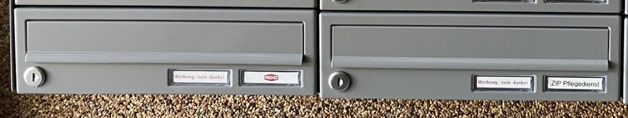 neue Briefkastenanlage