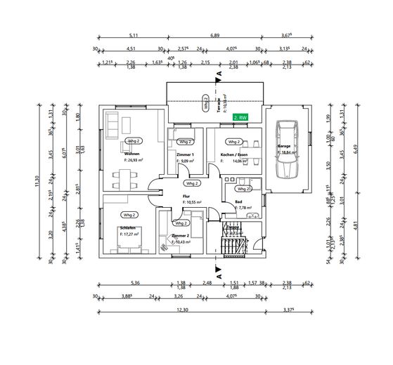 Primera ocupación tras la reforma: espacioso piso de 4 habitaciones con terraza y 106 m² en Springe – Foto 11