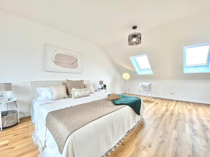 Acogedora casa adosada de 4 habitaciones con terraza y garaje en Kassel-Kirchditmold – Schlafen