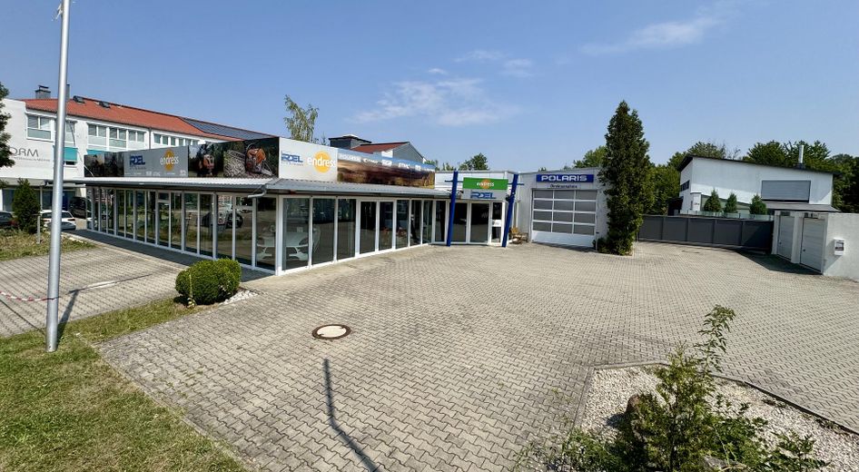 Werkstatt Ausstellung Lager mit exklusivem Betriebsleiter Wohnhaus – Ausstellungsräume und Annahme
