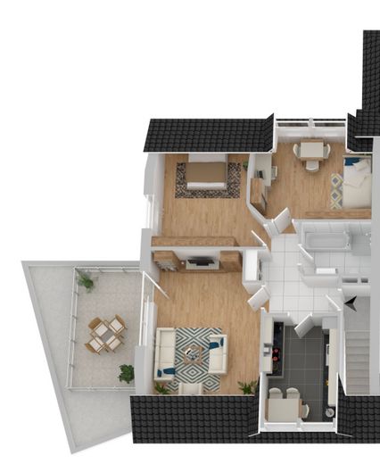 Dachgeschoß Zweifamilienhaus