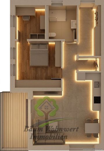 Provisions- &amp; Barrierefrei: Großzügige 3-Zimmer-Wohnung mit KfW-Förderung nahe Schwäbisch Gmünd – WHG9