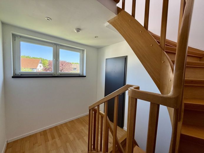 Fröndenberg-Dellwig: Exklusives Zweifamilienhaus - Naturverbundenes Wohnen nahe der Ruhr-Auen! – Treppenhaus Obergeschoss