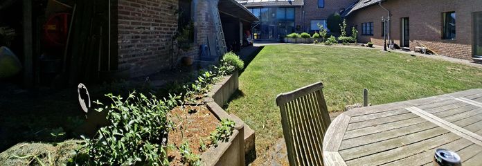 Innenhof mit Haus 4; 1; und 2