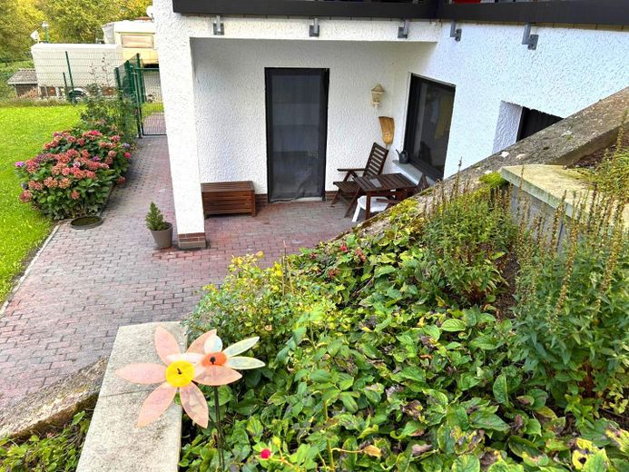 Blick auf die Terrasse