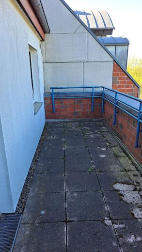 Najlepszy widok na Bremę – mieszkanie penthouse – Balkon (Nordseite)