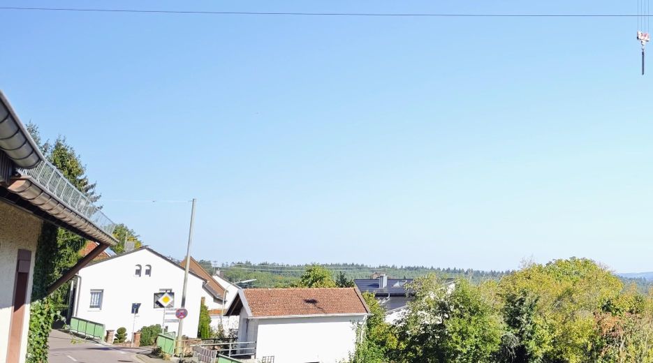 Blick vom Balkon