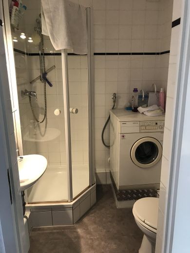 Luxuriöse, modernisierte DG-Whg. mit Wintergarten und großer Terrasse mit hoher Lebensqualität – Duschbad mit WC