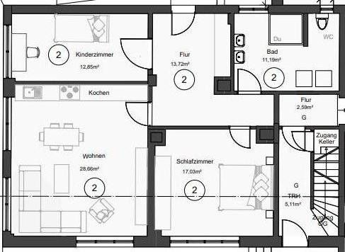 Erstbezug nach Renovierung - 3-Zimmer-Wohnung in Ilshofen – Foto 8