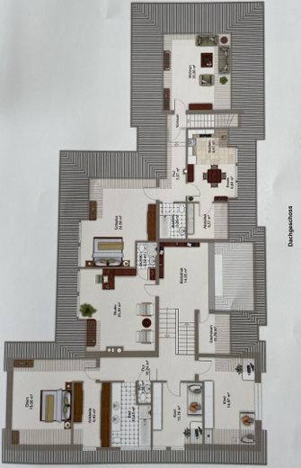 Elegantes Haus mit zwei Einliegerwohnungen, provisionsfrei – Dachgeschoss