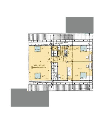 Familienhaus Rheda‑Wiedenbrück | 5(7) Zi., Wintergarten, Garage – DG Grundriss