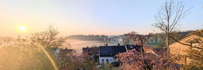 Weitblick vom Balkon aus
