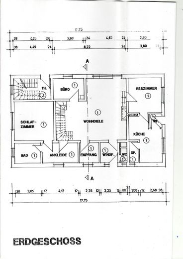 Plan Erdgeschoss