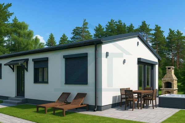 Moderner altersgerechter bezugsfertiger Modulhaus-Bungalow inklusive 323 m² Grundstück in Eisenberg!