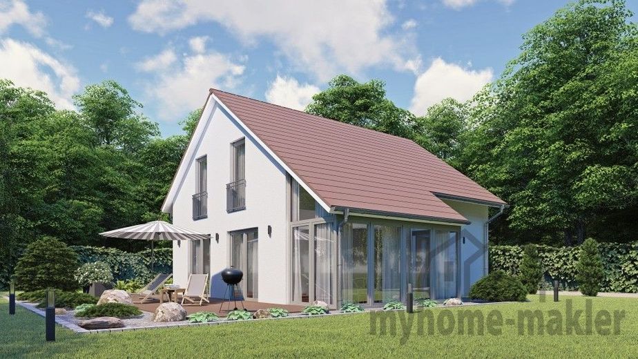AKTIONSHAUS: Küche inklusive! - Eigenheim in Massivbauweise vom Bauträger – EFH Massivhaus 161