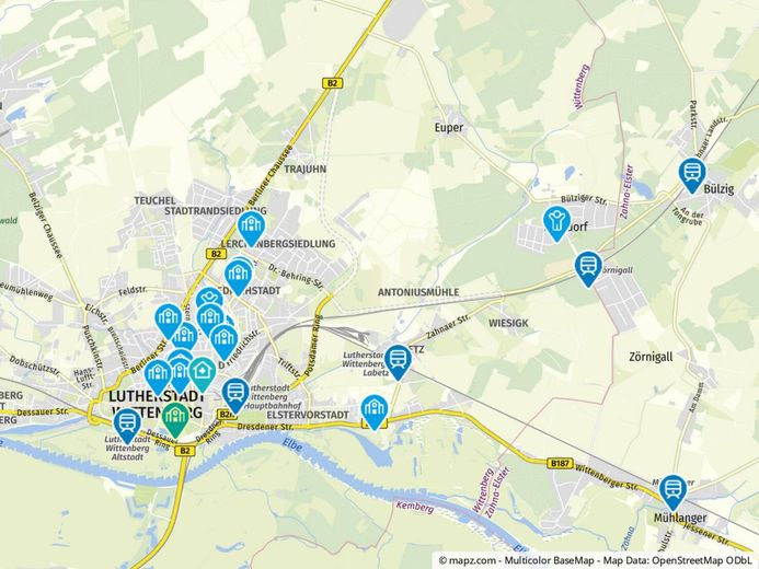 Wohnen mit Charme, Platz und Lebensqualität - Großzügiges Einfamilienhaus auf 1.373 m² Grundstück – Kartenausschnitt