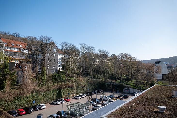 Blick vom Balkon links