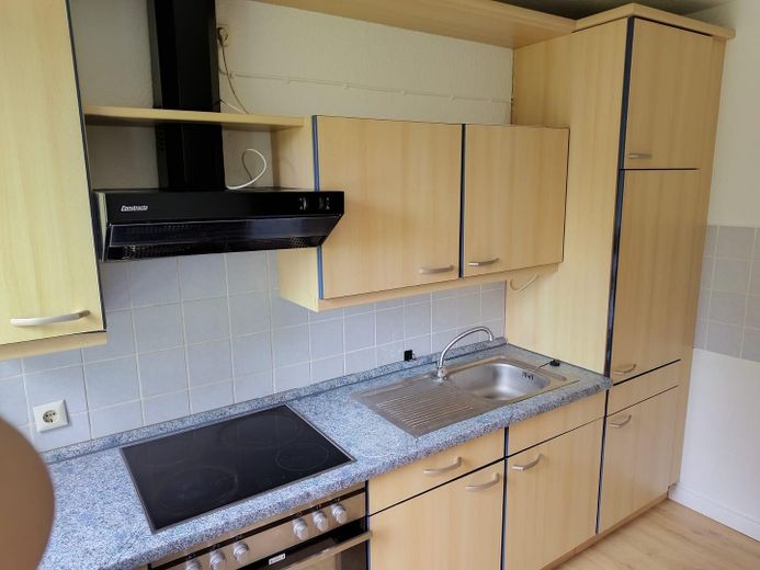 Helle 1-Zimmer-Wohnung in Rosengarten-Eckel zu sofort zu vermieten – Küche