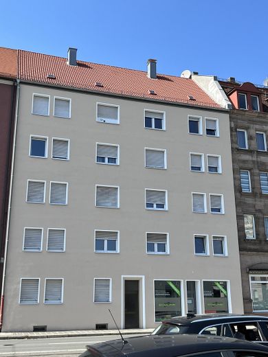 Gedämmtes Gebäude