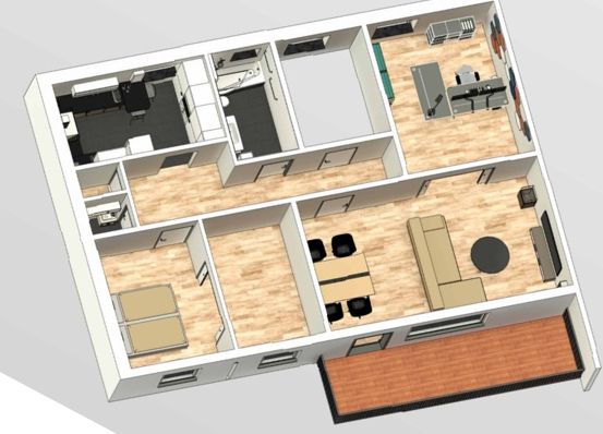 3D-Grundriss