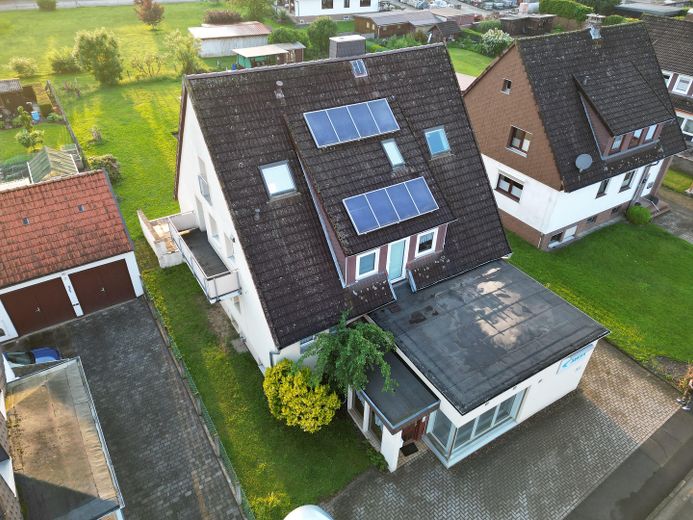 Luftaufnahme Straßenseite