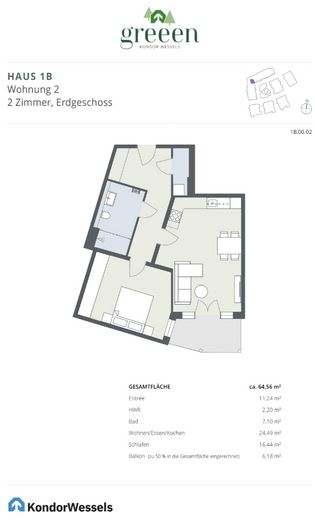 Grundriss 1B-00-02 WE02