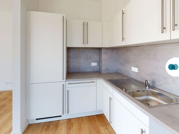 Moderne 4-Zimmer-Whg. mit Balkon und 2 Bädern im Nauener Wohnquartier "WOHNEN AN DEN MÜHLENSTÜCKEN" – Ansicht II: Küche