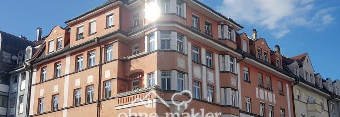 Große 3 Zimmer Altbau Wohnung mit Charm in Neu-Ulm Mitte
