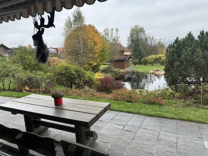 Terrasse Gartenblick