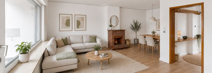 Wohnzimmer - Visualisierung
