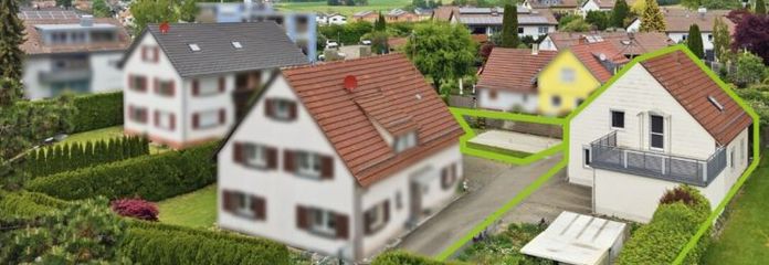 360° I Ehemaliges Remisengebäude mit Ausbaureserve in ruhiger Lage von Bergatreute.
