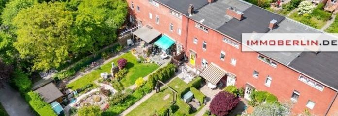 IMMOBERLIN.DE - Un classico! Casa confortevole con bellissimo ambiente e idillio da giardino