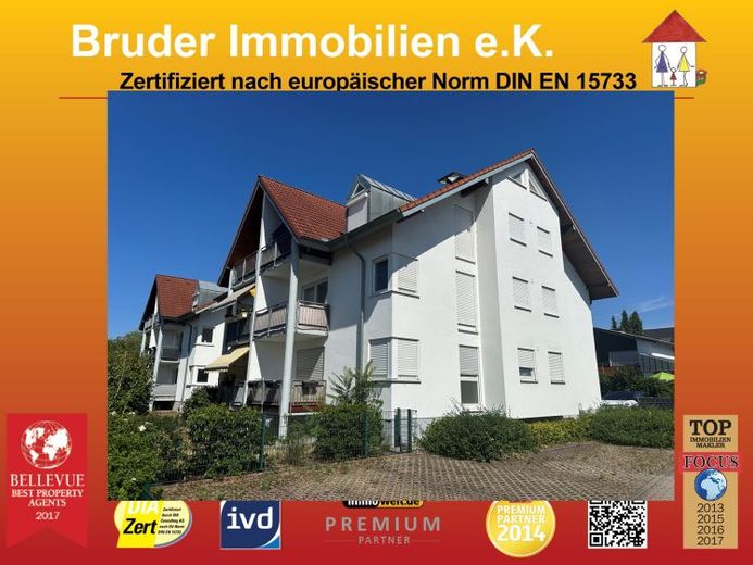 Walldorf, 2,5 ZKB, OPEN HOUSE 22.8. 10.00h Lucas-Cranach 37 Souter., Terrasse, FREI, keine K-Prov – Foto 1