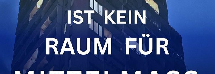 kein Raum für Mittelmaß